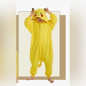 Pokemon Pikachu Union Suit Costume Pajama size 6